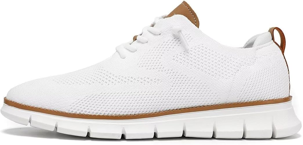 Men's Oxfords Business Shoes Fashion Mesh Casual Dress Walking Sneakers Comfortable Lightweight Soft Sole
